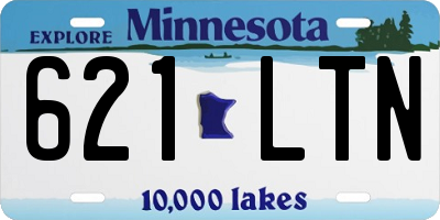 MN license plate 621LTN