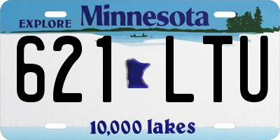 MN license plate 621LTU