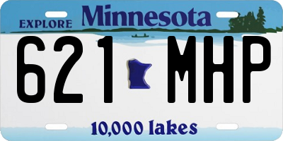 MN license plate 621MHP