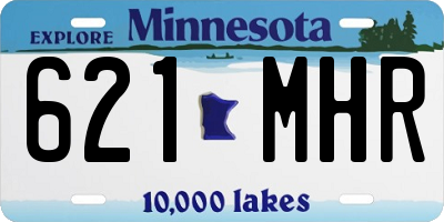 MN license plate 621MHR