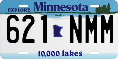 MN license plate 621NMM
