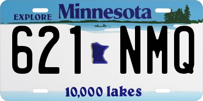 MN license plate 621NMQ