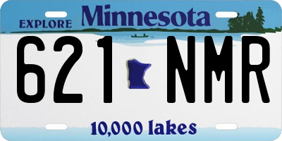 MN license plate 621NMR