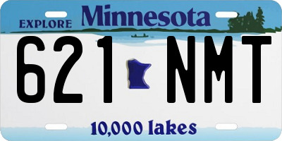 MN license plate 621NMT