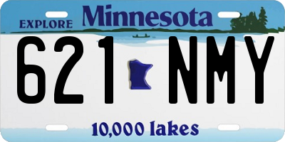 MN license plate 621NMY