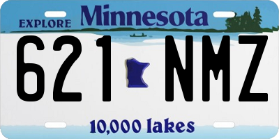 MN license plate 621NMZ
