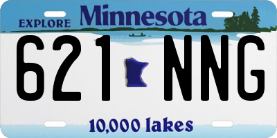 MN license plate 621NNG