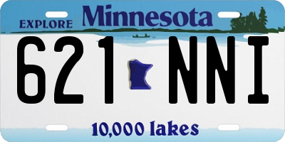 MN license plate 621NNI