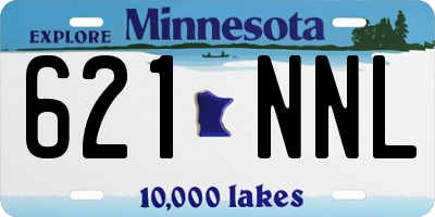 MN license plate 621NNL