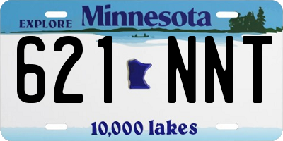 MN license plate 621NNT