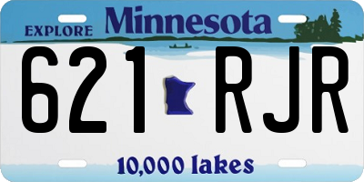 MN license plate 621RJR