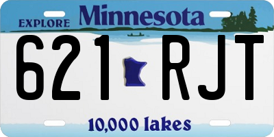 MN license plate 621RJT