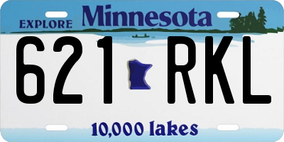 MN license plate 621RKL