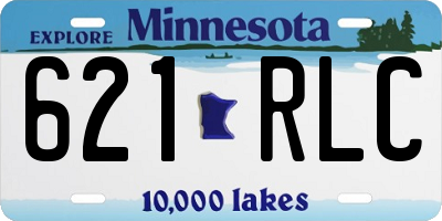 MN license plate 621RLC