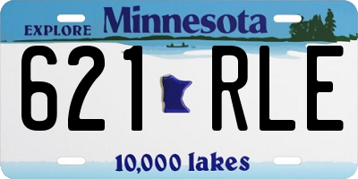 MN license plate 621RLE