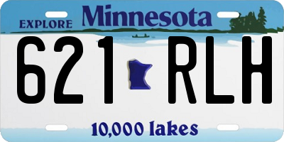 MN license plate 621RLH