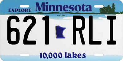 MN license plate 621RLI