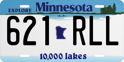 MN license plate 621RLL