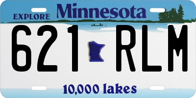 MN license plate 621RLM