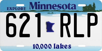 MN license plate 621RLP