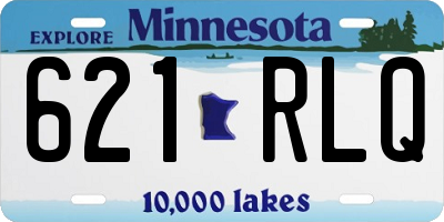 MN license plate 621RLQ
