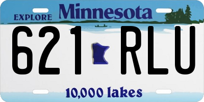 MN license plate 621RLU