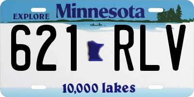 MN license plate 621RLV