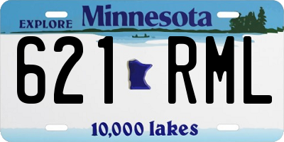 MN license plate 621RML