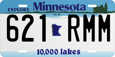 MN license plate 621RMM
