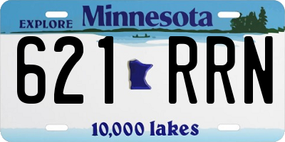 MN license plate 621RRN