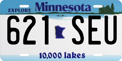 MN license plate 621SEU