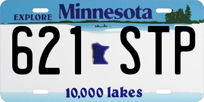 MN license plate 621STP