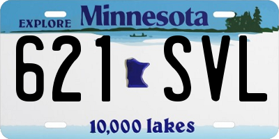 MN license plate 621SVL