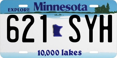 MN license plate 621SYH