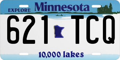MN license plate 621TCQ