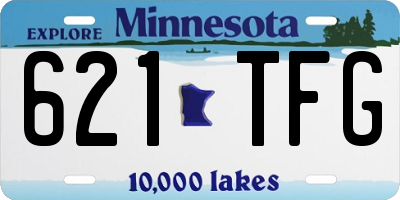 MN license plate 621TFG