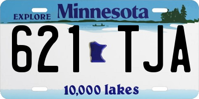 MN license plate 621TJA