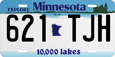 MN license plate 621TJH