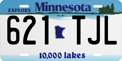 MN license plate 621TJL