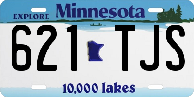 MN license plate 621TJS