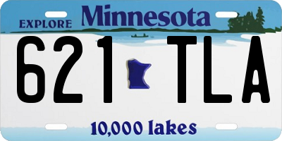 MN license plate 621TLA