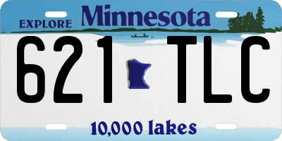 MN license plate 621TLC