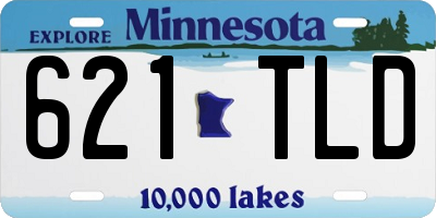 MN license plate 621TLD