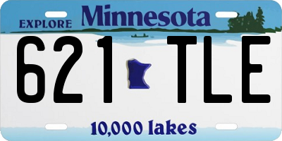MN license plate 621TLE