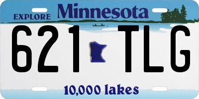 MN license plate 621TLG