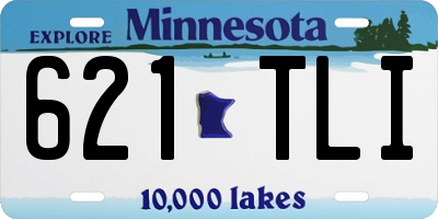 MN license plate 621TLI