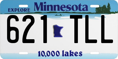 MN license plate 621TLL