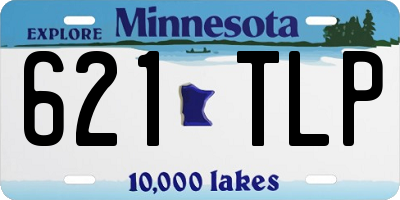 MN license plate 621TLP