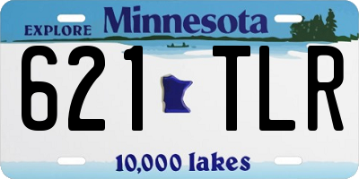 MN license plate 621TLR