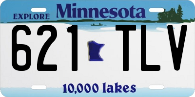 MN license plate 621TLV